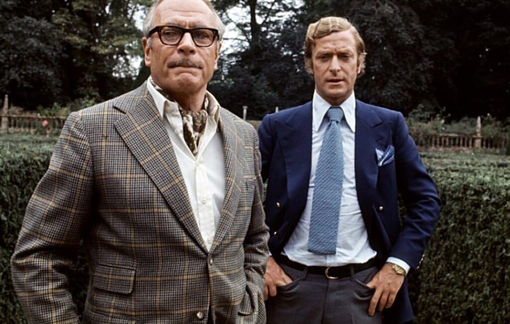 Laurence Olivier an Michael Caine