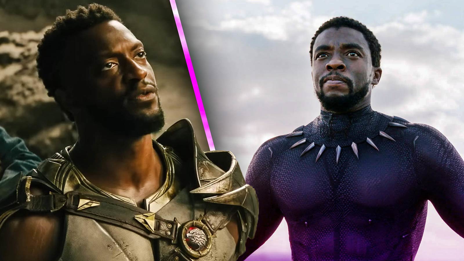 aldis hodge from black adam and chadwick boseman from black panther