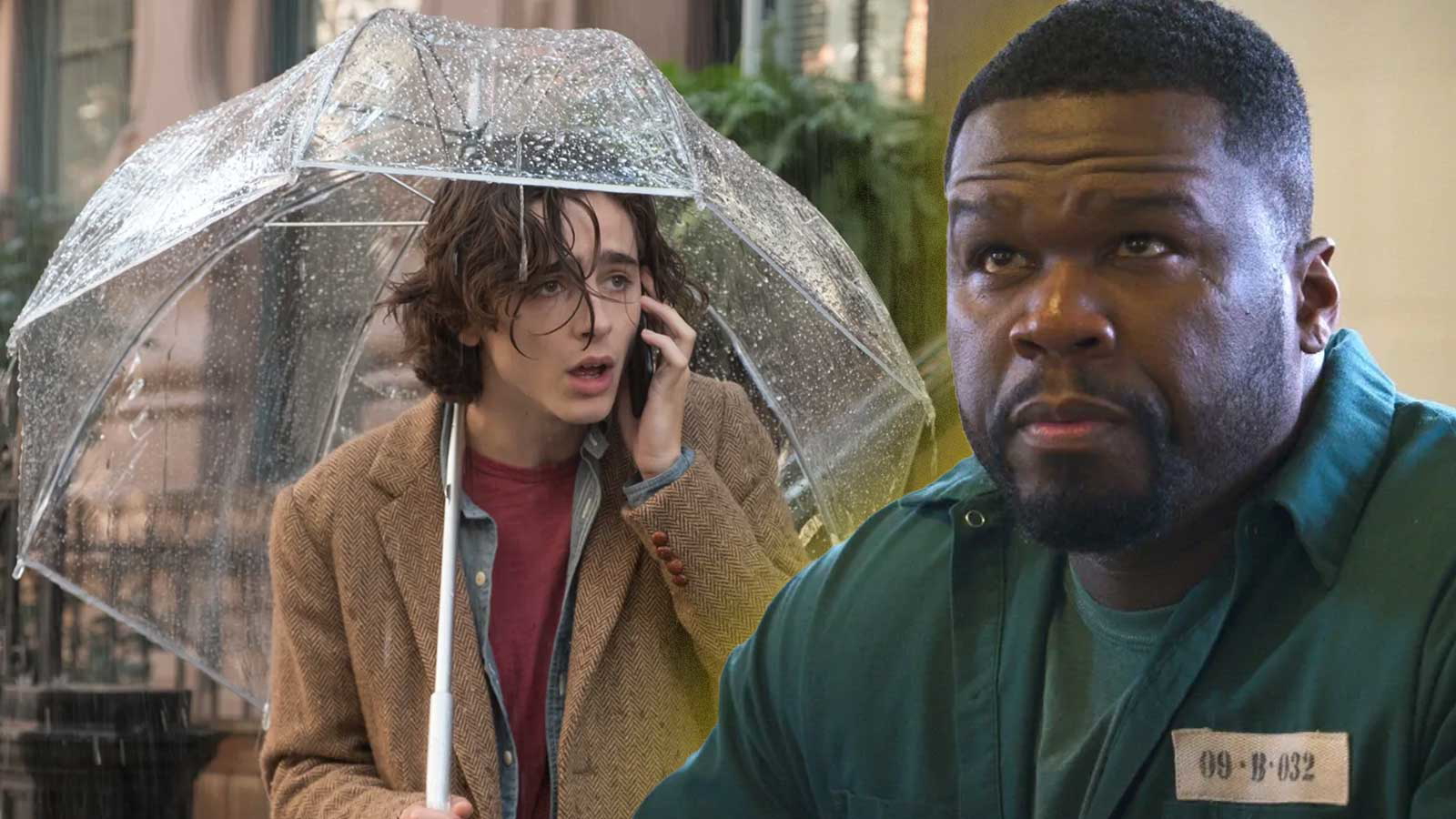 Timothée Chalamet, 50 Cent