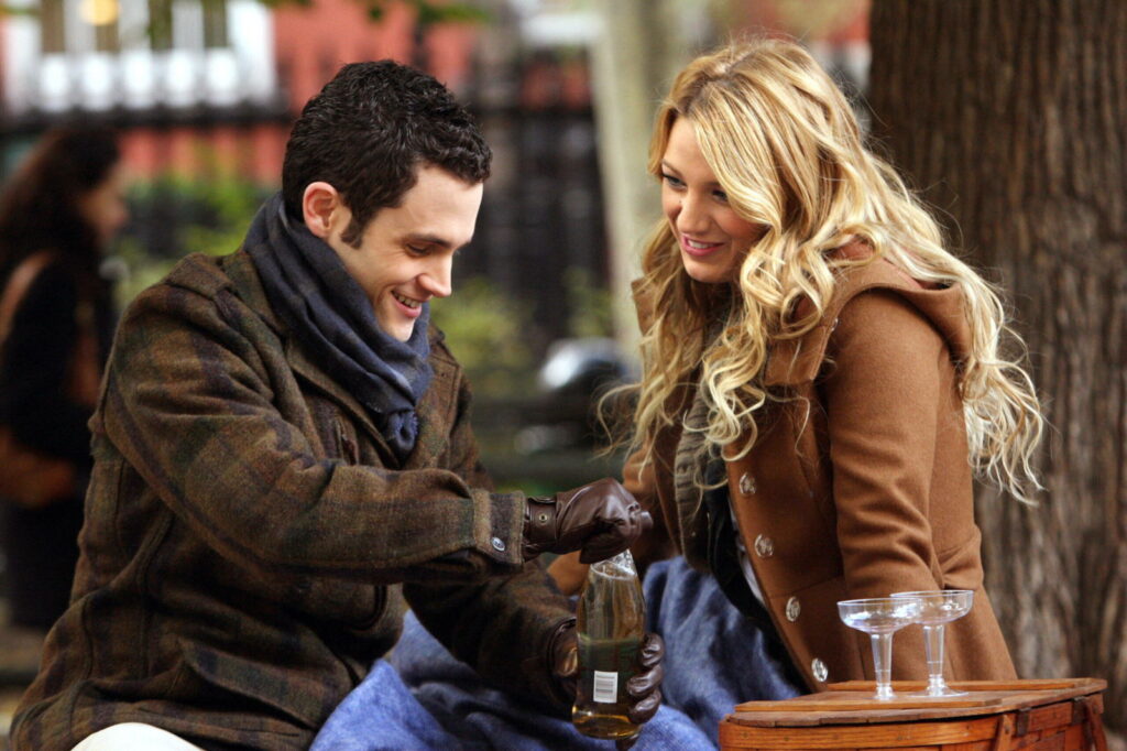 Blake Lively and Penn Badgley