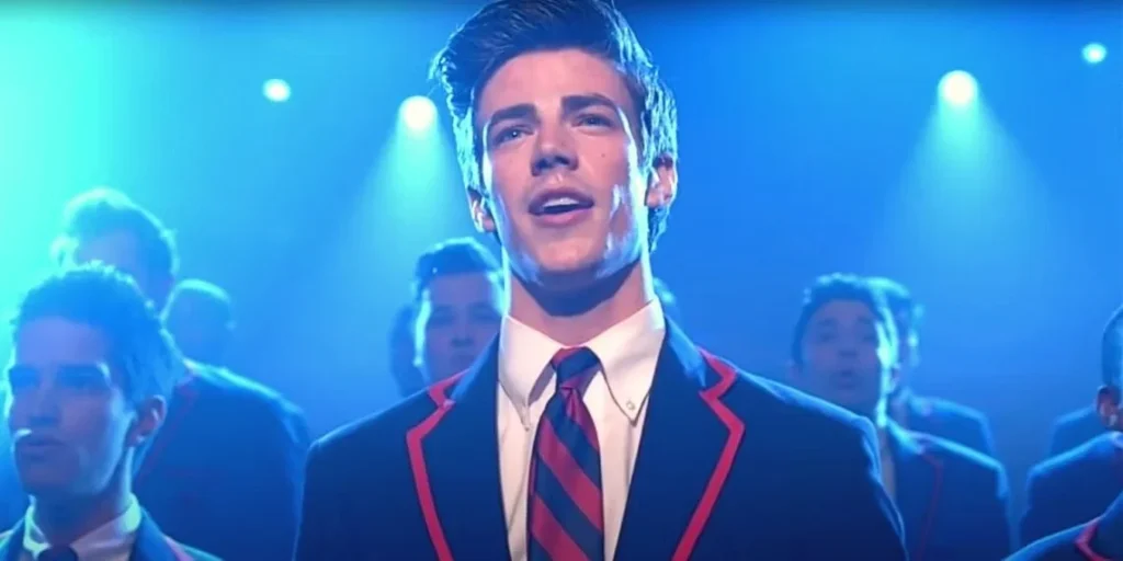 Grant Gustin in Glee