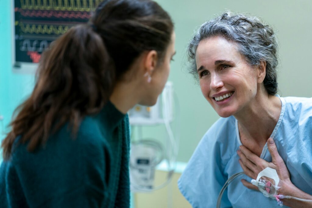 Margaret Qualley and Andie MacDowell