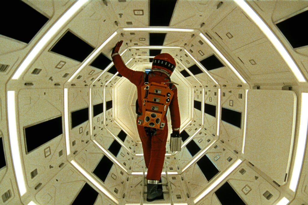 A still from 2001: A Space Odyssey