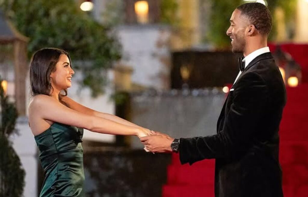 Rachael Kirkconnell and Matt James on The Bachelor