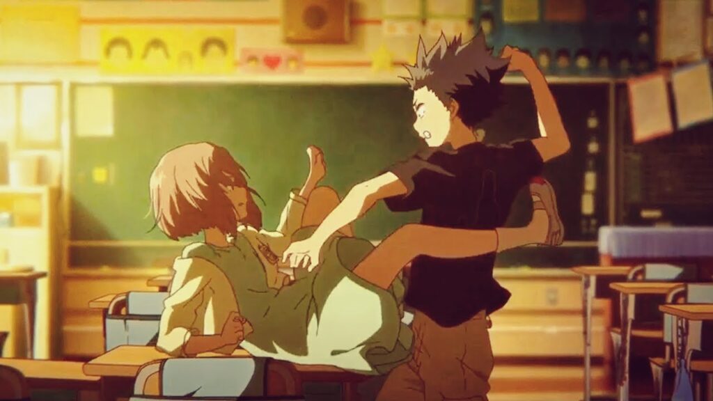 Shoya and Shoko from A Silent Voice