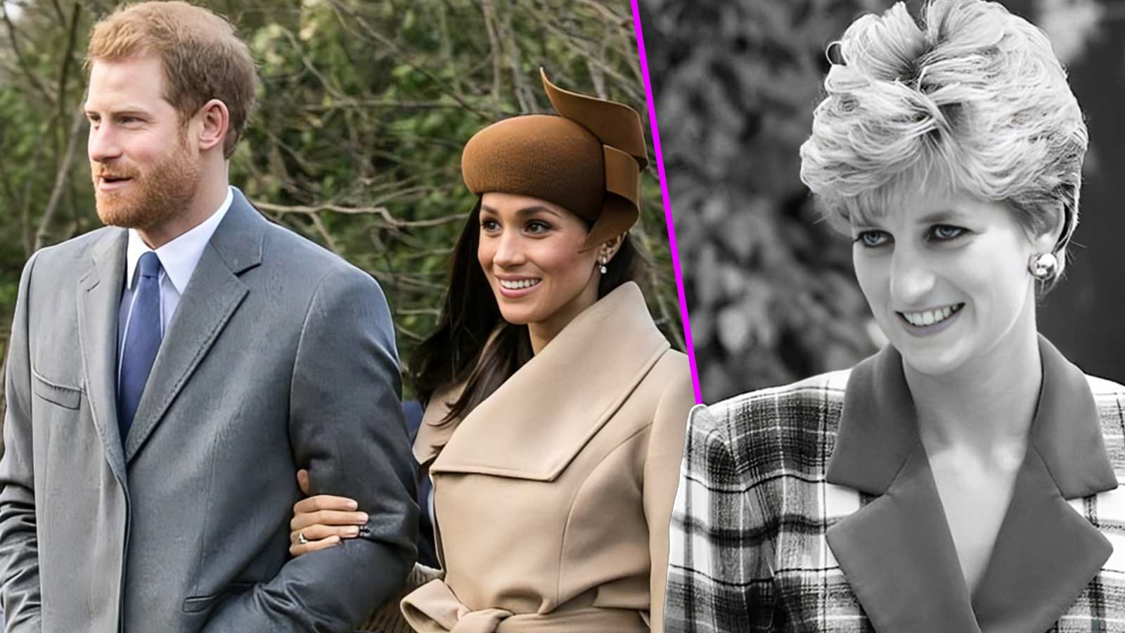 princess diana-prince harry-meghan markle