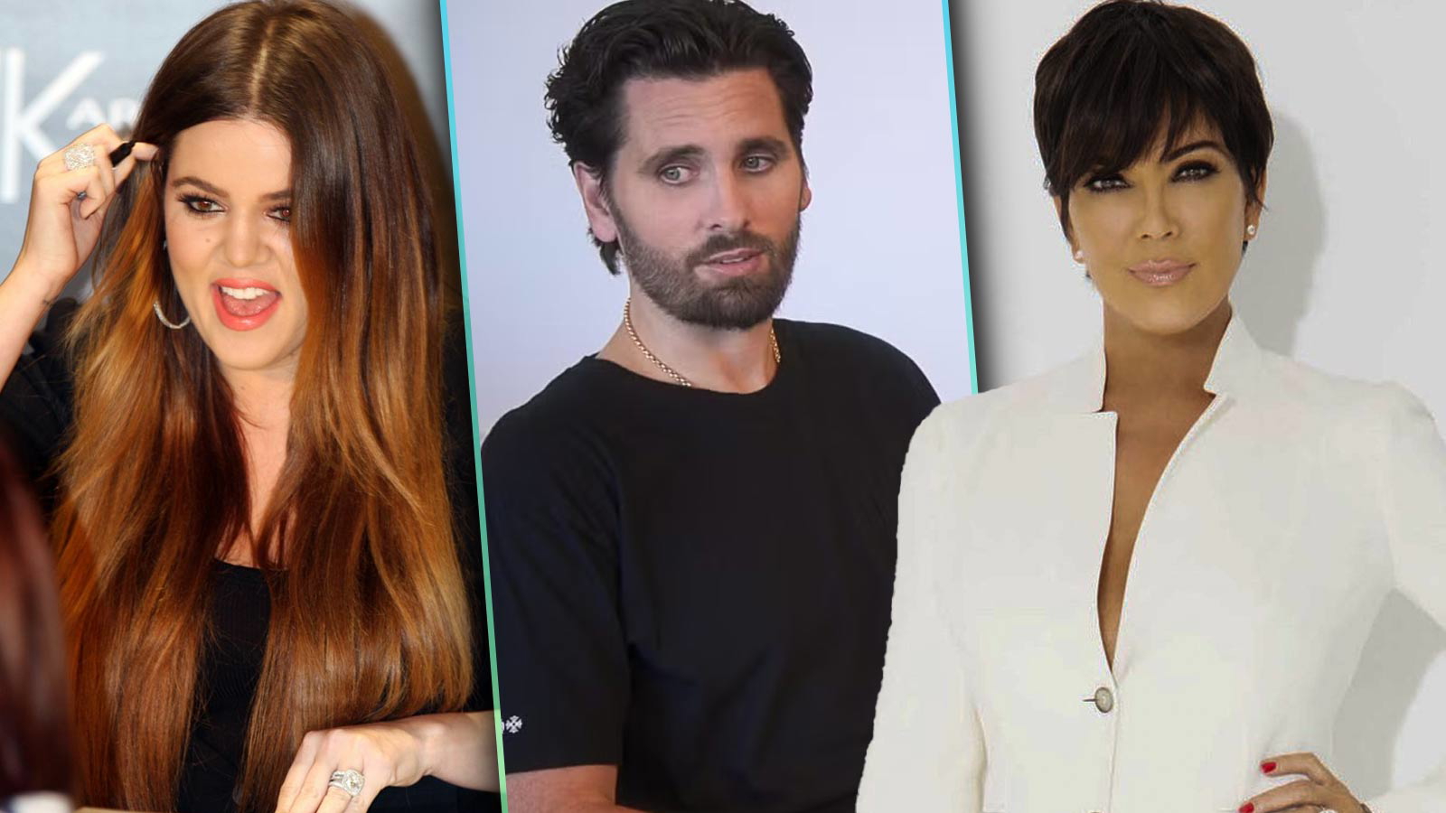 Kris Jenner, Khloé Kardashian and Scott Disick