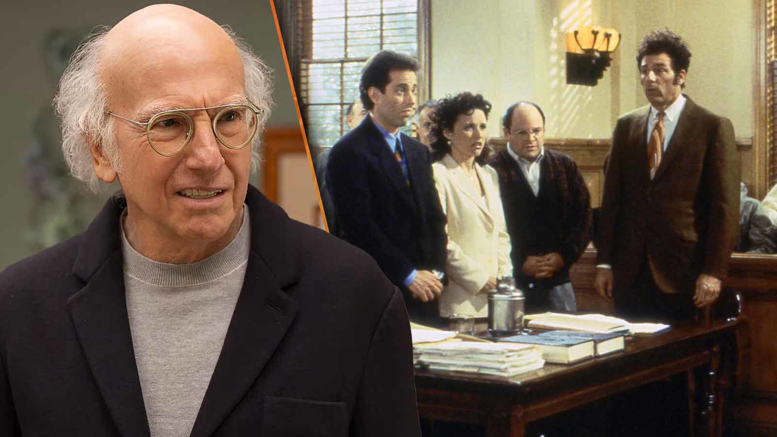 Larry David and Jerry Seinfeld