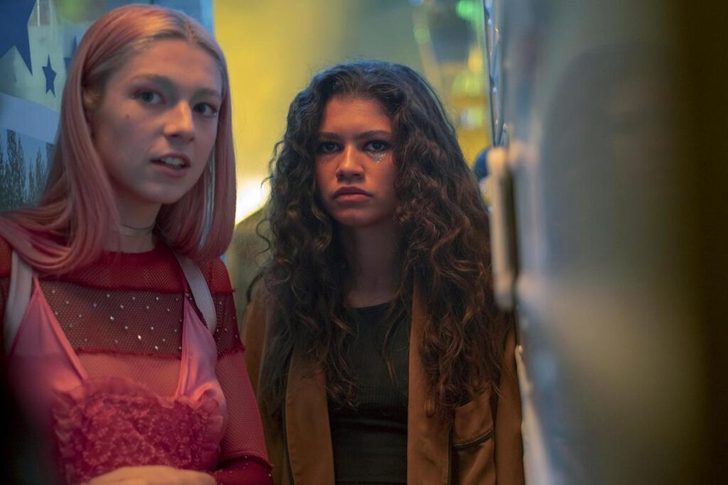 Hunter Schafer and Zendaya