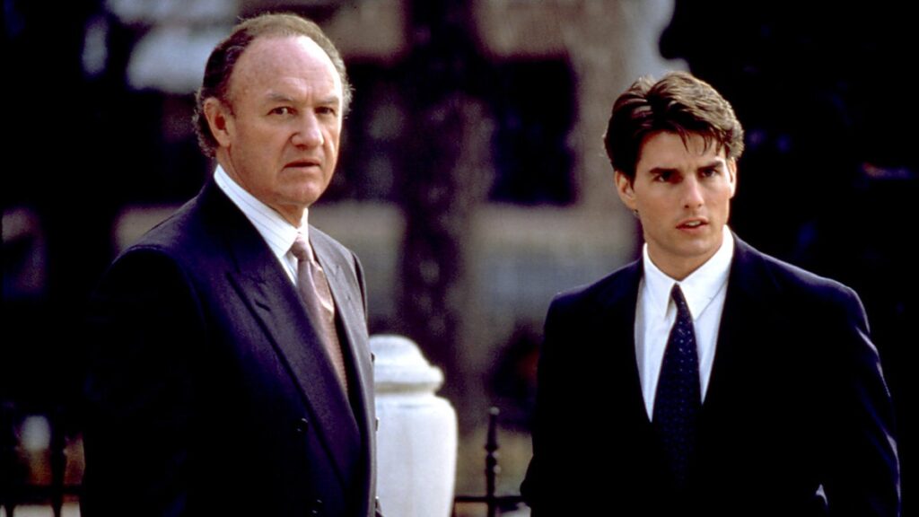 Gene Hackman and Tom Cruise 