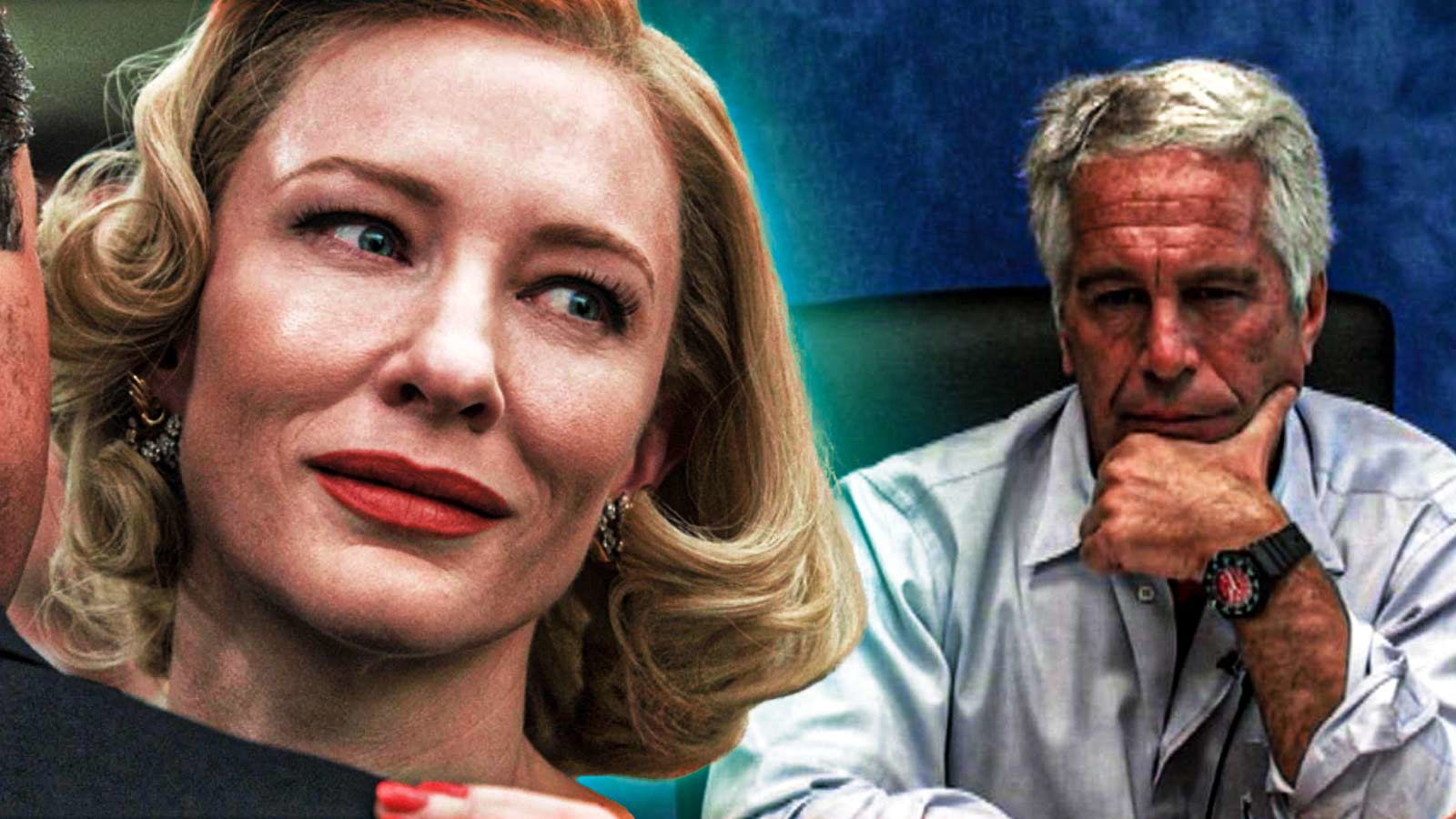 Cate Blanchett and Jeffrey Epstein