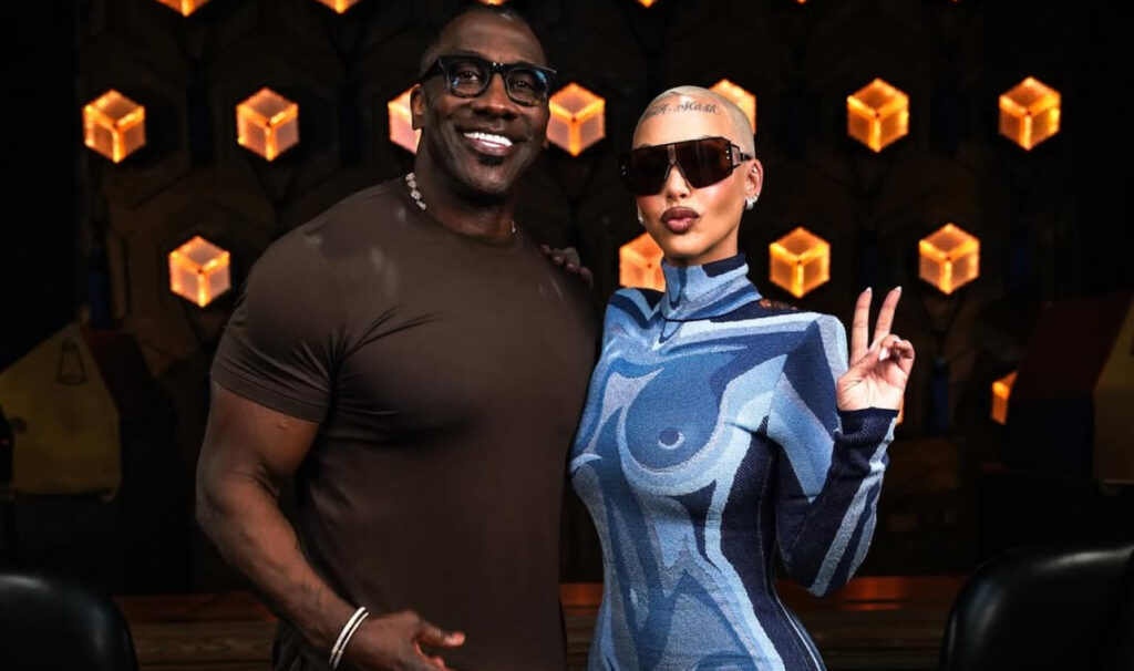 Amber Rose and Shannon Sharpe 