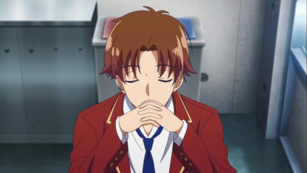 Ayanokoji thinking something classroom of the elite