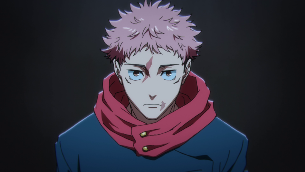 Yuji looking at Higuruma