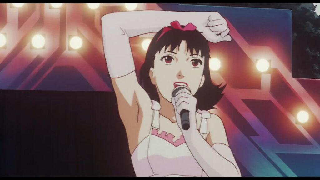 the mc as an idol from Perfect Blue