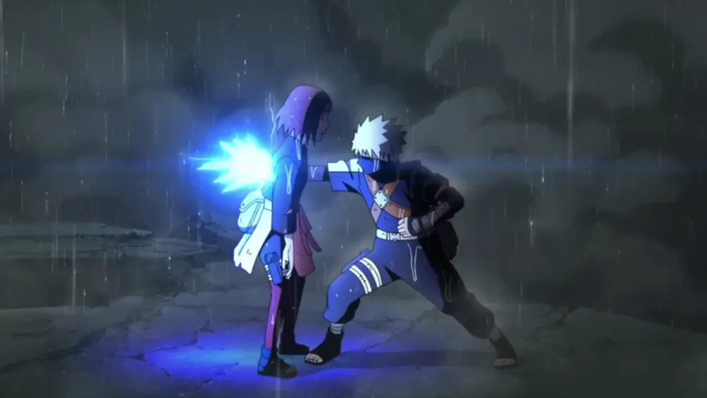 Kakashi killing Rin