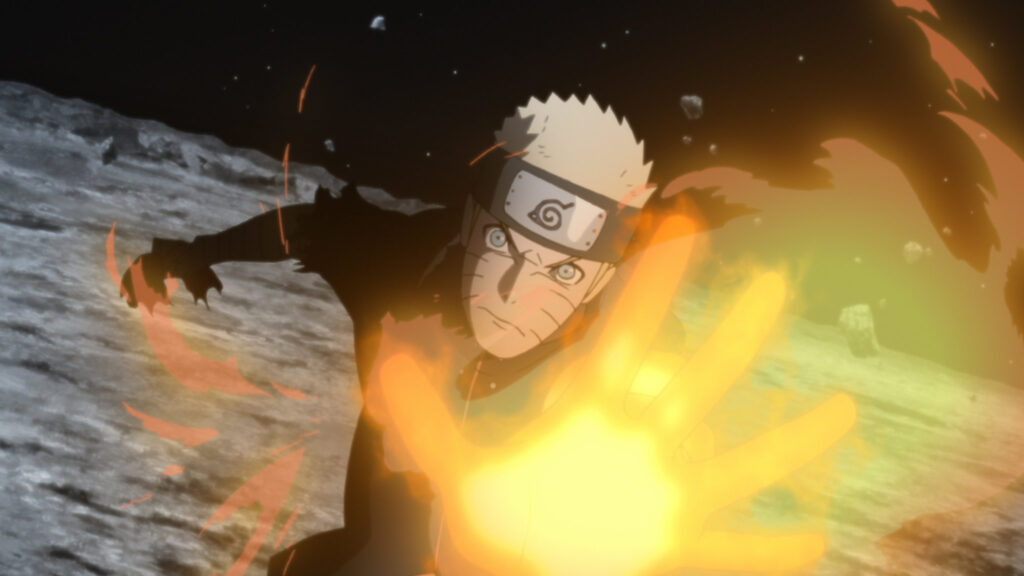 Naruto on the moon