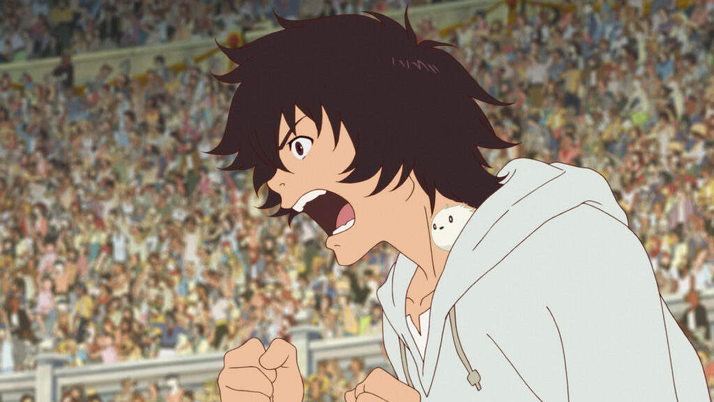 Ren screaming at the fight