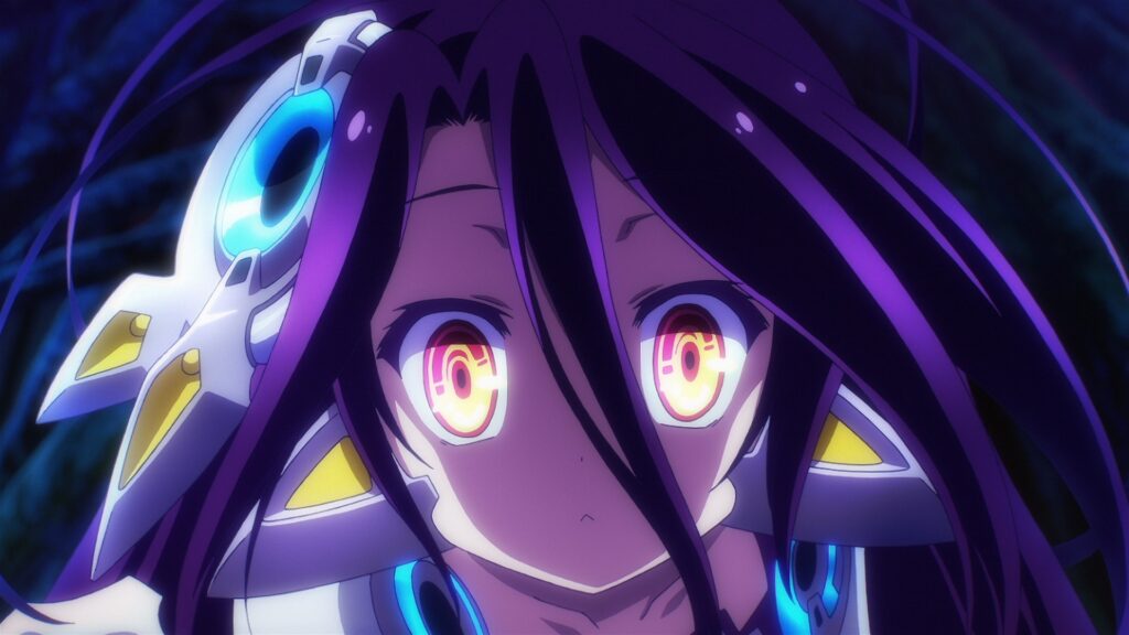 Schwi from No Game No Life  looking at Riku