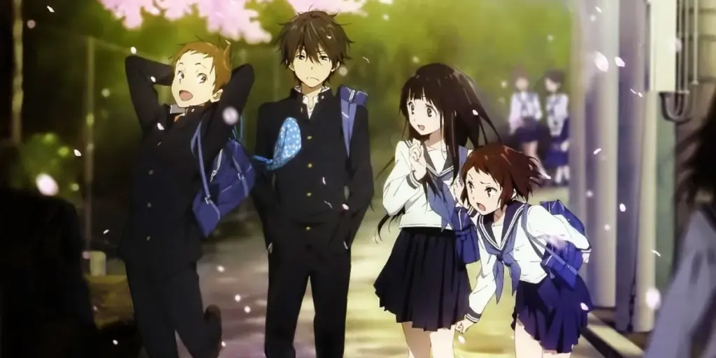 the main cast from hyouka