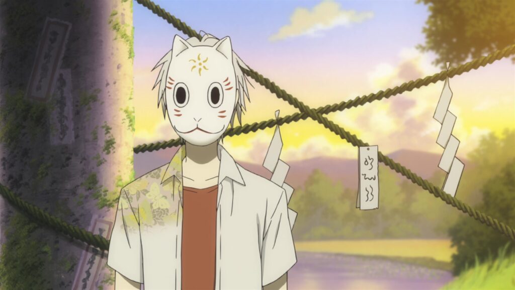 Gin with his mask