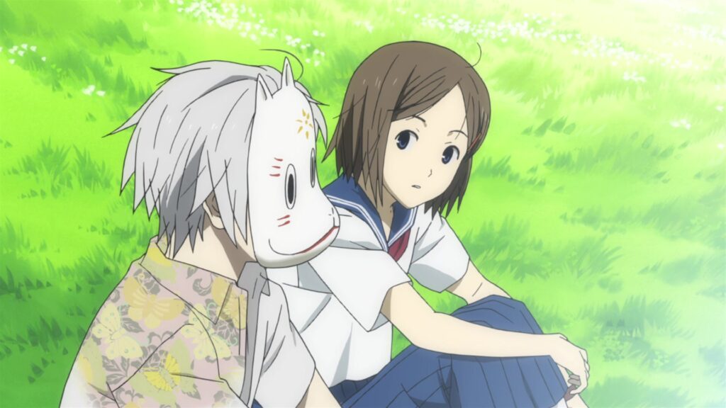 Gin talking to Hotaru