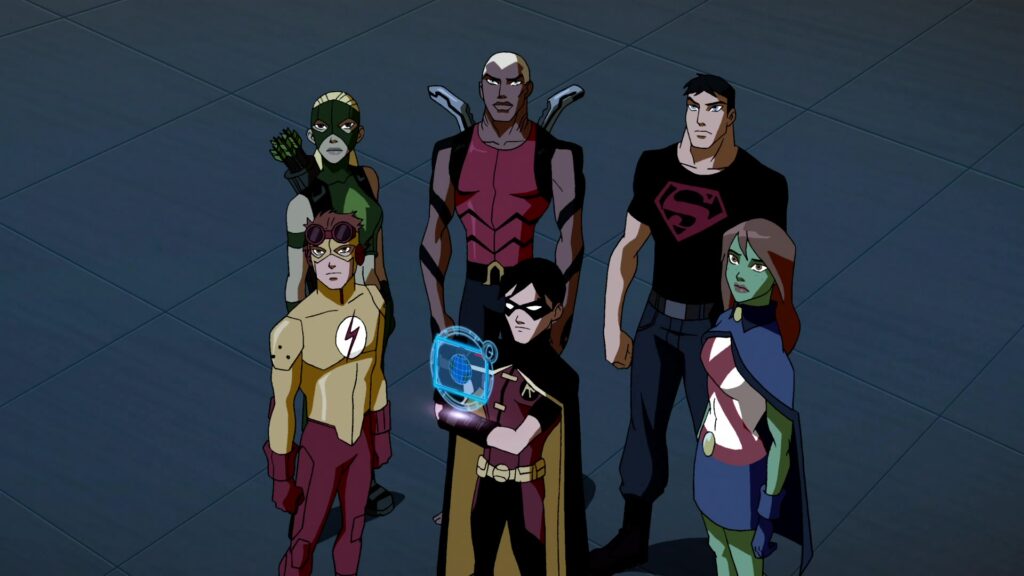 The core Young Justice team