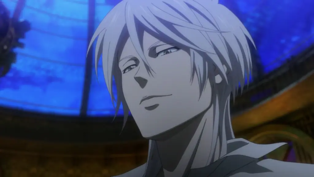 Makishima looking down at everyone