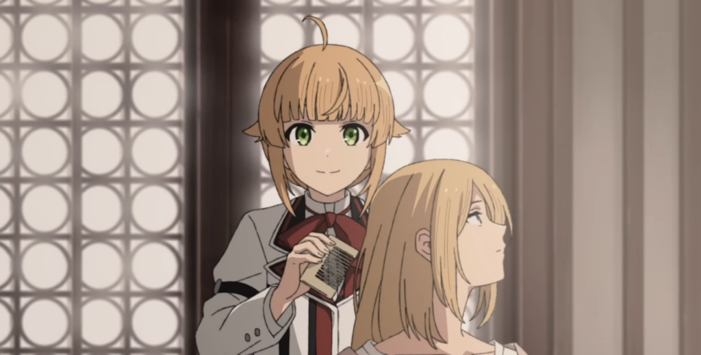 Norn making her mother's hair