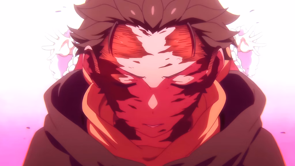 a still focusing on subaru from rezero season 4