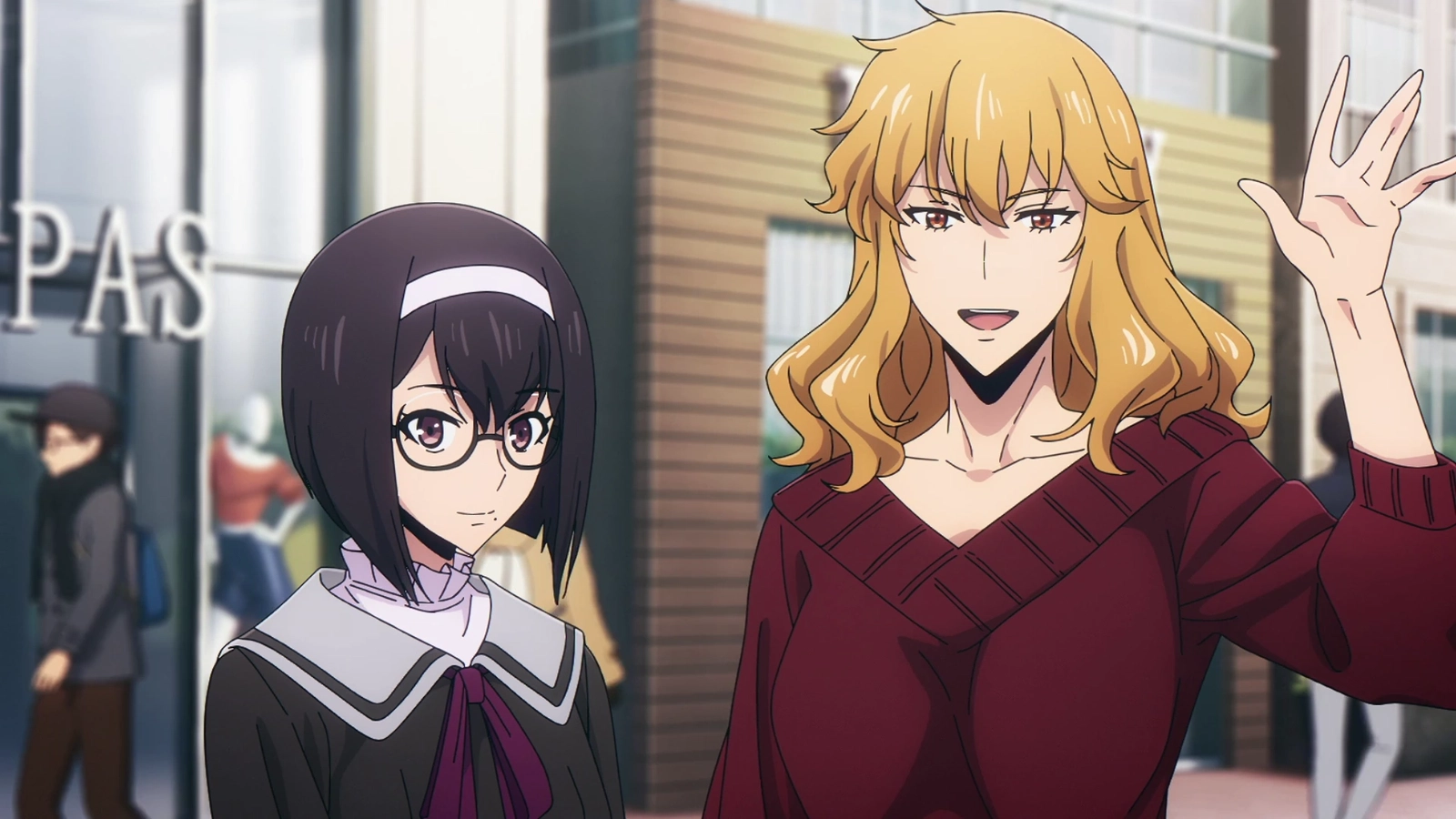 lee bora and gina from the solo leveling anime
