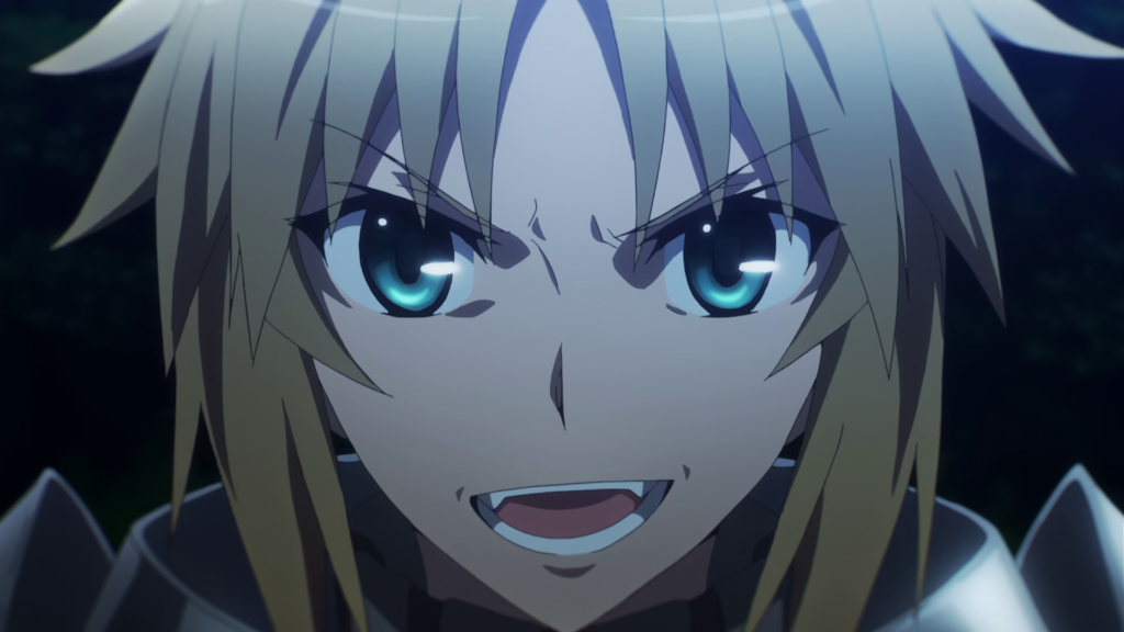 Mordred appears as saber of red