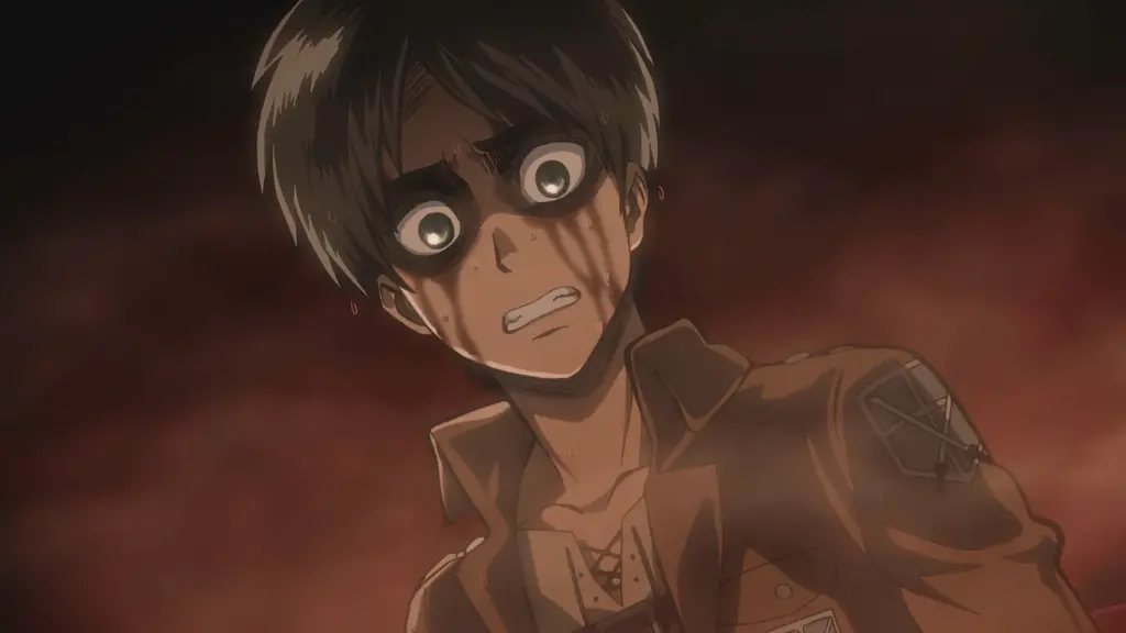 Eren inside a titan that ate him