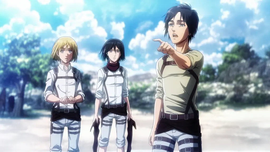 Eren asking if killing everyone will solve everything