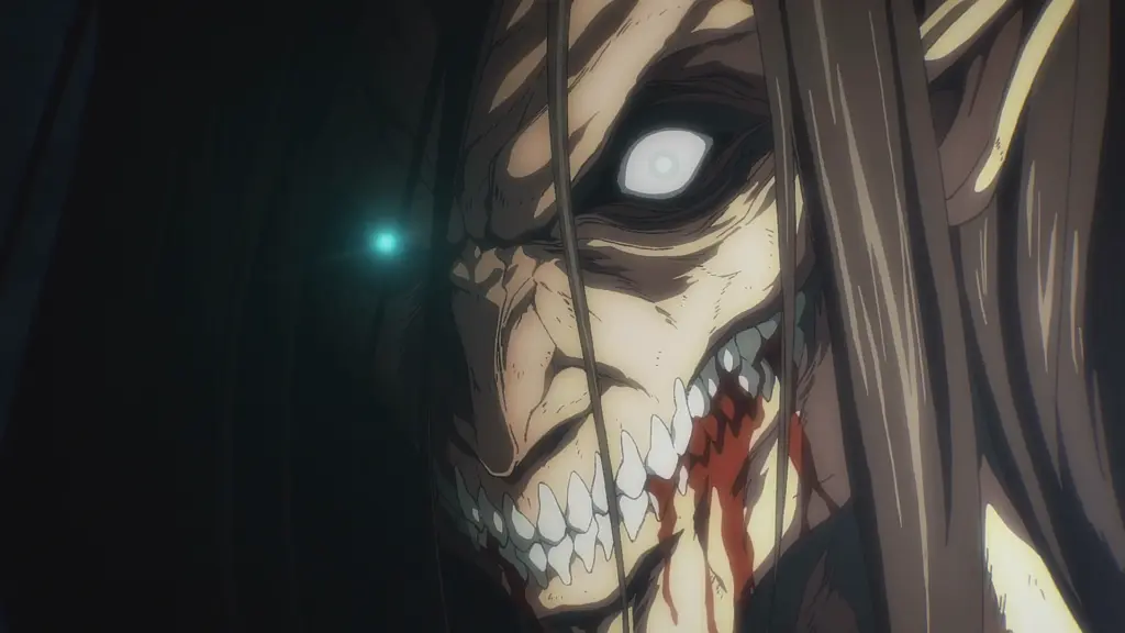 Eren staring at the crowd