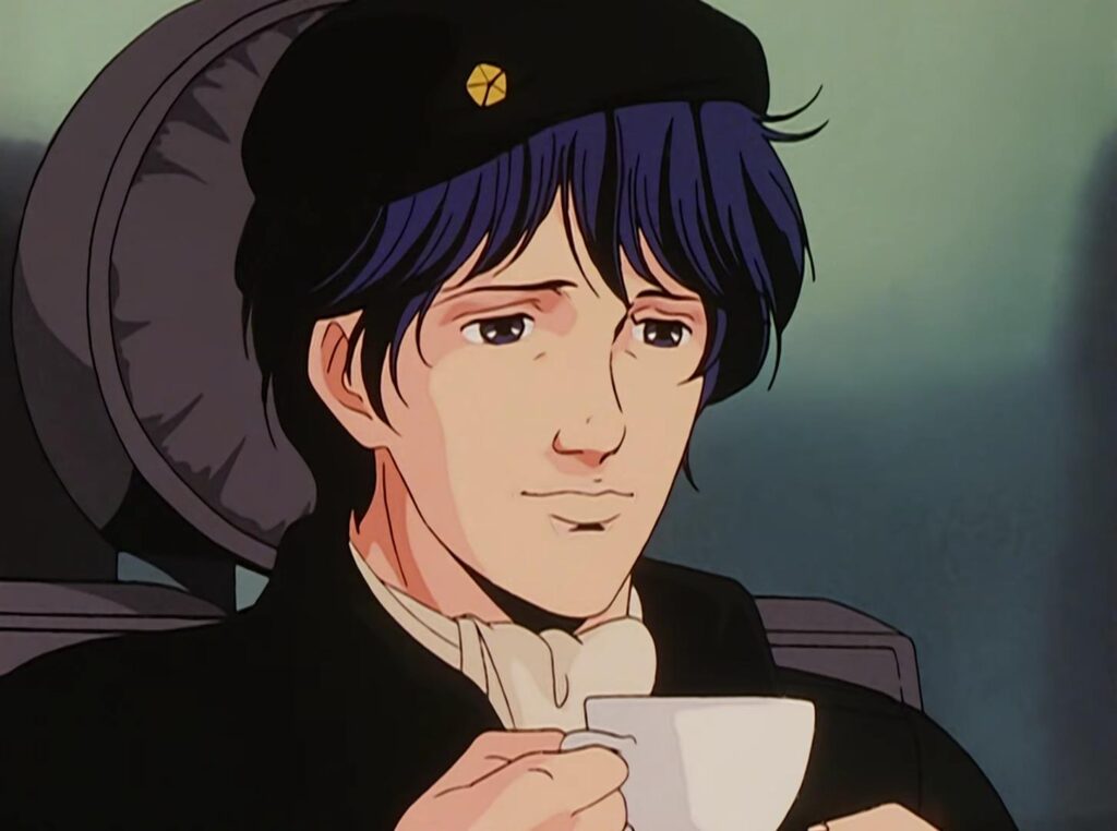 Yang drinking tea