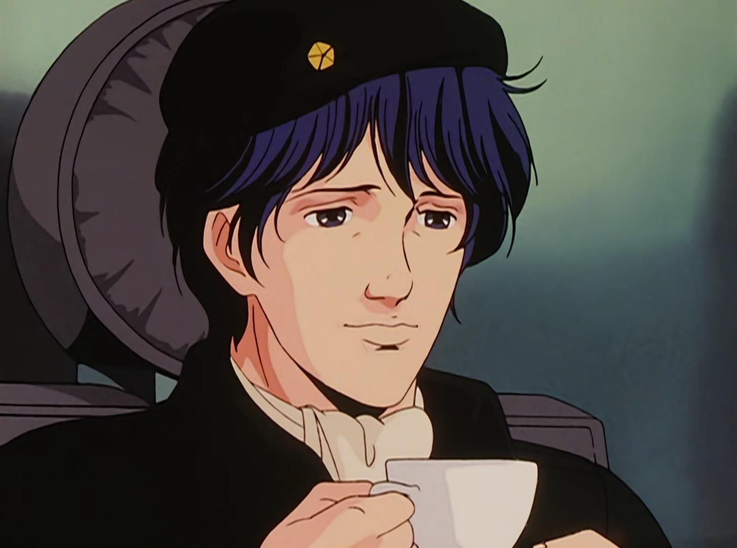 Yang drinking tea