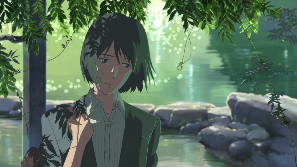 Every Makoto Shinkai Movie, Ranked 7 Yukari inside the garden