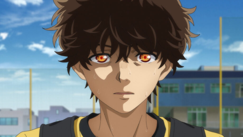 Aoi with a glow in his eyes