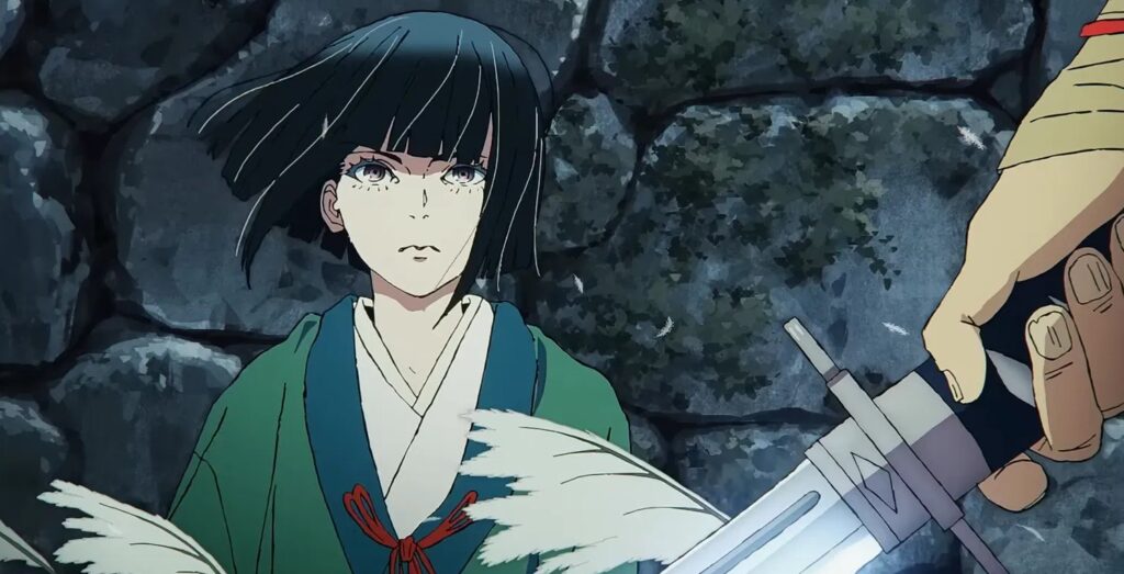 Kurou in front of Sekiro