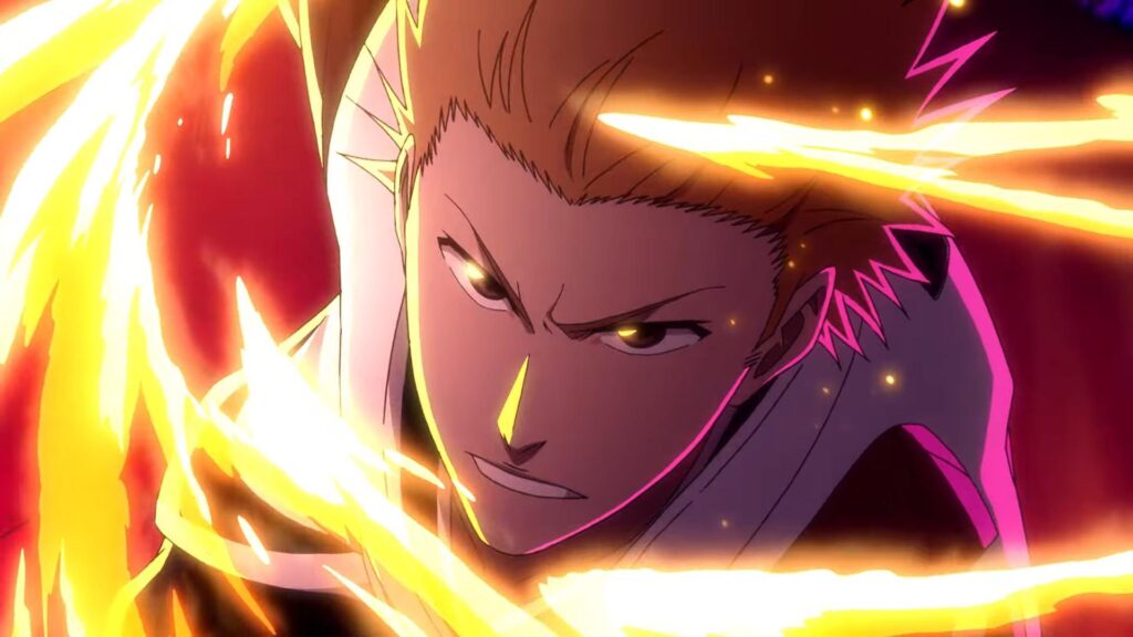 Ichigo fighting in bleach