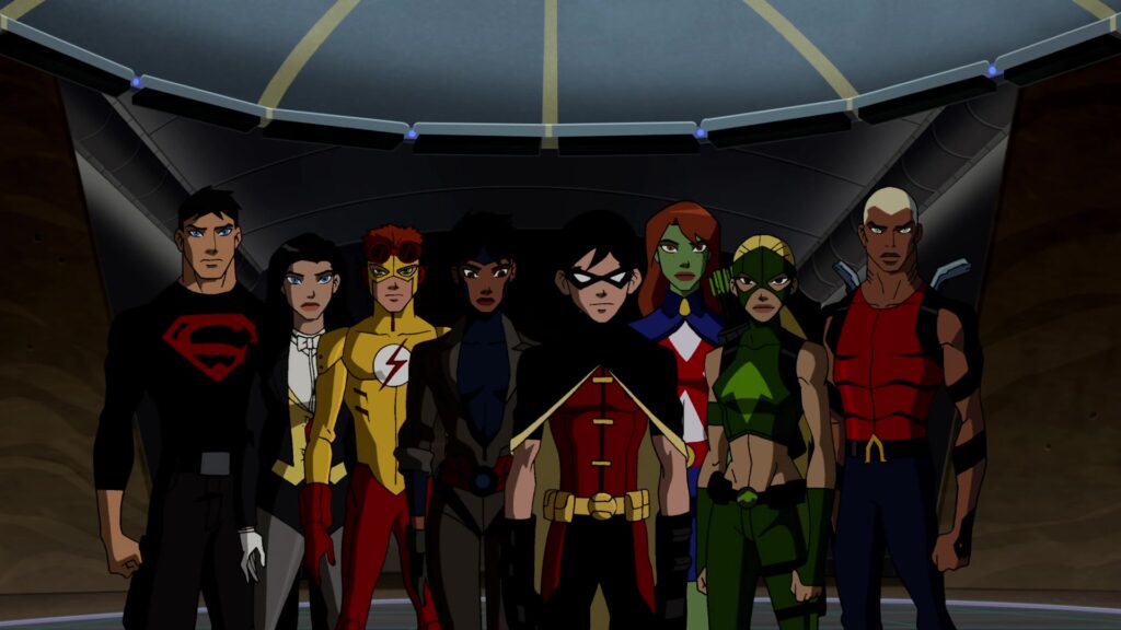 The Young Justice team