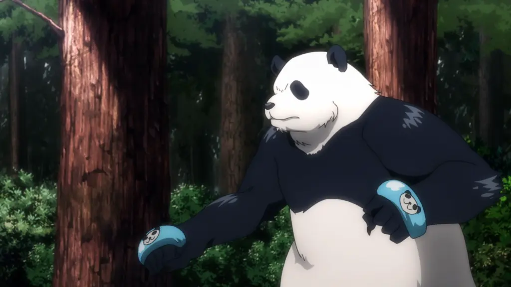 panda as seen in jujutsu kaisen