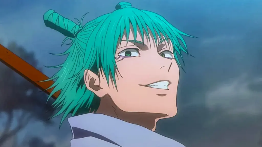 hajime kashimo stares down at the camera