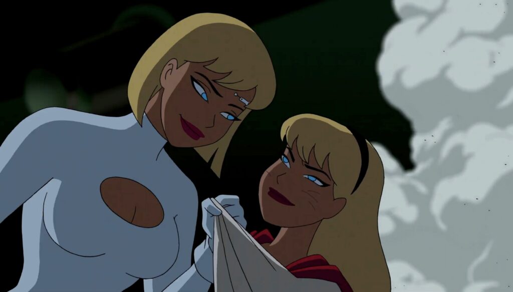 Top 10 Most Critically Acclaimed Justice League Unlimited Episodes, Ranked 7 Galatea and Supergirl