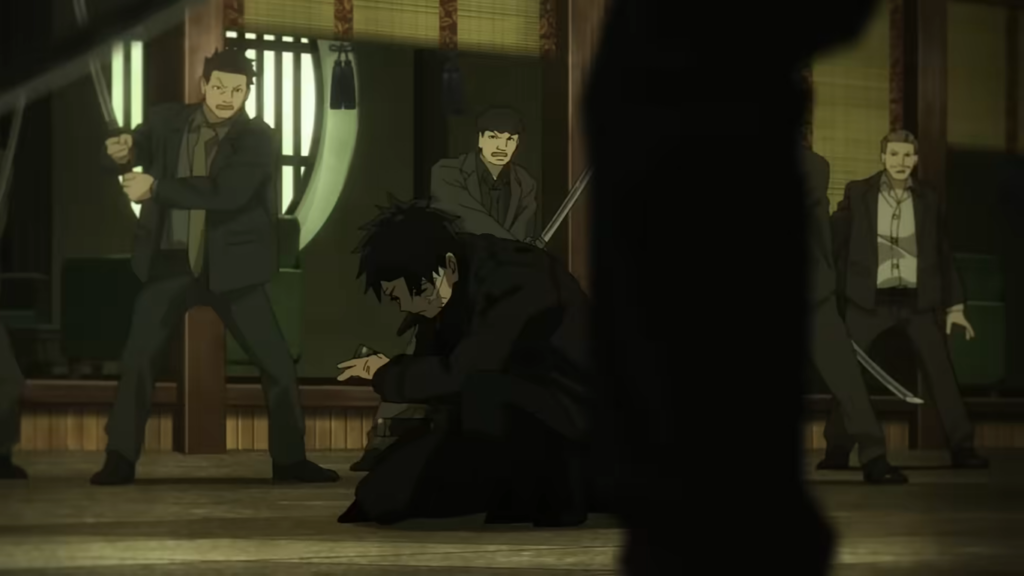 chihiro lands swiftly on the ground