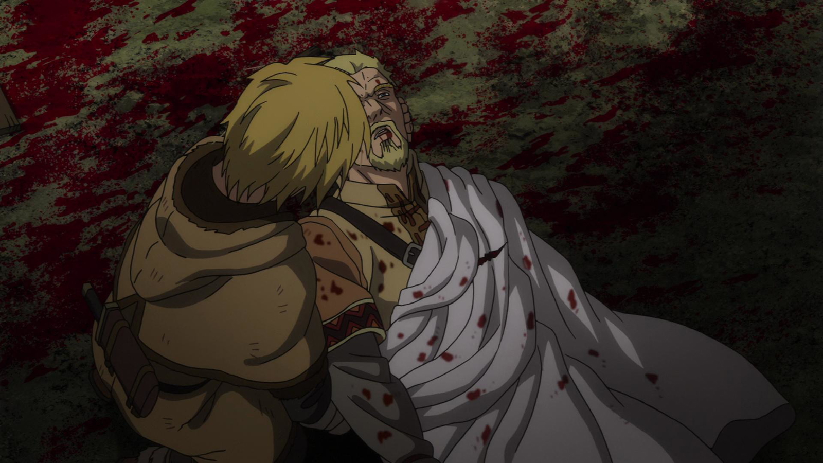thorfinn holds dying askeladd