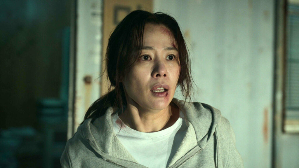 A frightened woman from Hellbound