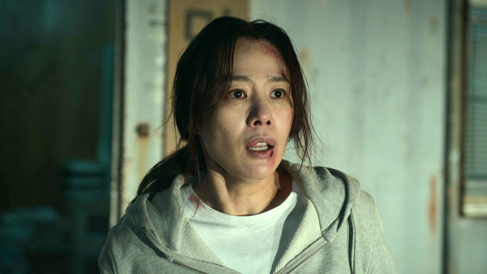 A frightened woman from Hellbound