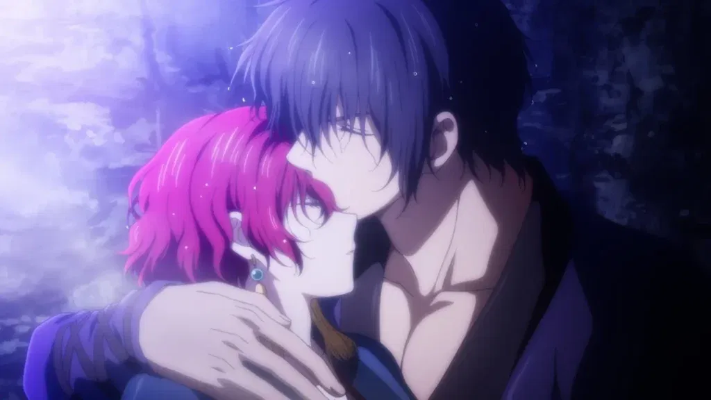 romance scene from Yona of the Dawn